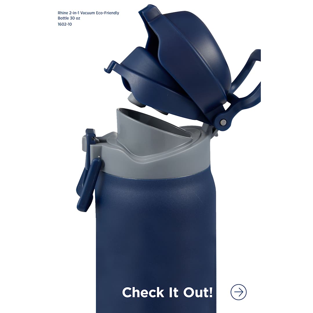 Rhine 2 in 1 Vacuum Insulated Bottle 30oz